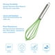 thumbnail image 3 of Huevo Batidor Inoxidable Acero Mezclador Batidor Batidor Mezclador Cocina Utensilio para Mezclar, Batir, Agitar y Revolver Verde 2uds., 3 of 7
