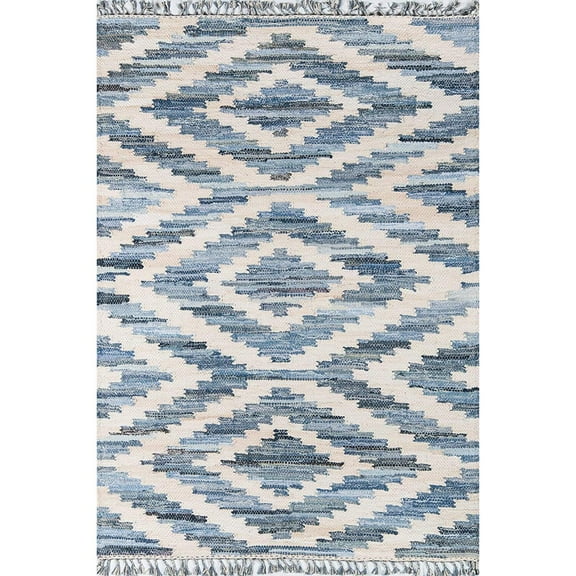 Novogratz Laguna Cotton Hand Woven Area Rug 7'6" X 9'6"