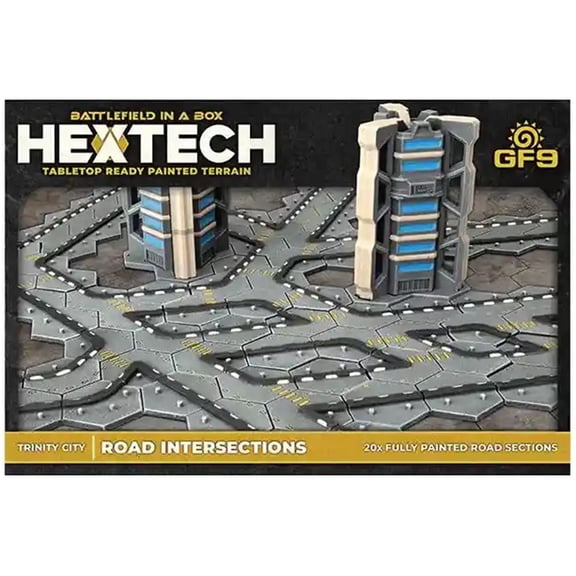 Gale Force Nine Trinity City - Road Intersections New