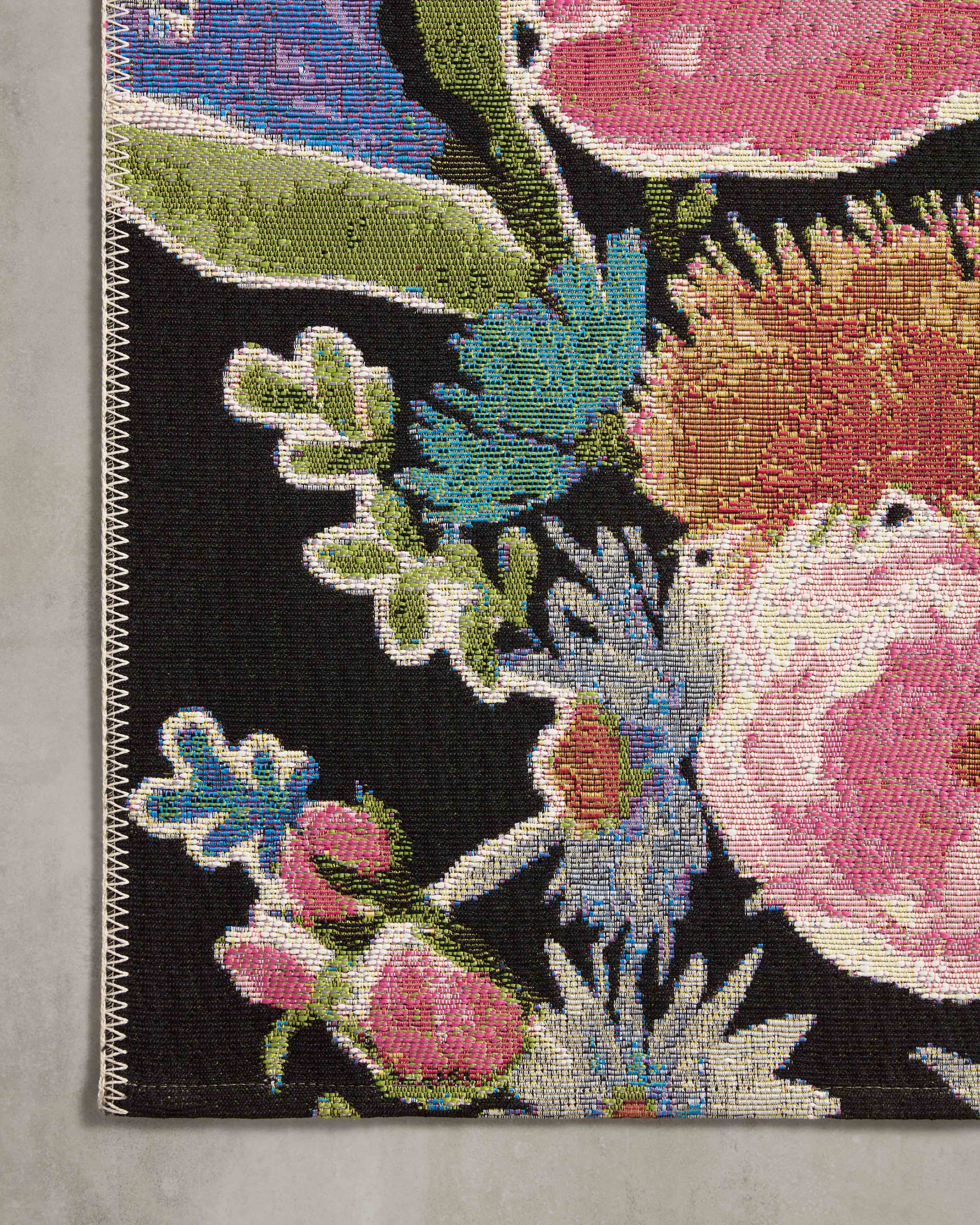Loloi Botanical Black / Multi 7'-10" x 11'-2" Area Rug