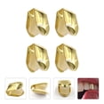 thumbnail image 3 of 4pcs Gold Plated Hip-hop Teeth Braces Hip Hop Single Teeth Grill Caps for Adults, 3 of 8