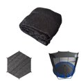 thumbnail image 3 of Holloyiver Trampoline Sun Shade Cover 8/10/12/14/16ft, Sun Protection, Anti-UV Trampolines Canopy Antis-Sunburn, Trampoline Tops Cover for Outdoor Backyard Playground (Only Cover), 3 of 9