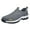 Dark Gray, variant on PEASKJP Sneakers for Men Non Slip Shoes Comfort Work Shoes Walking Sneakers,Black,9