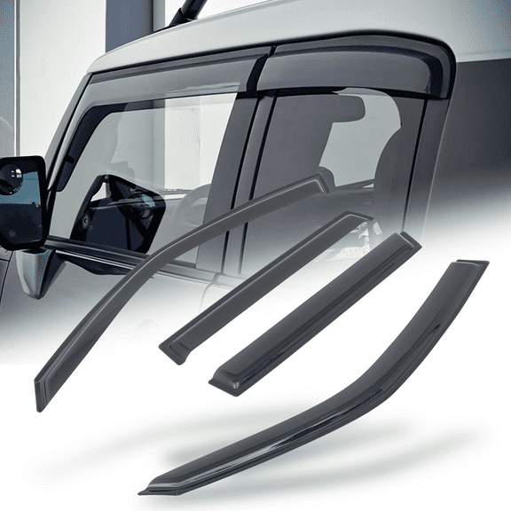 Magshion 4 Pieces Tape-On Window Visor Shade Vent Wind Rain Deflector for 2008-2013 Subaru Forester