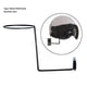 thumbnail image 1 of Organizador de suspensión de estante de soporte de soporte de exhibición montado en la pared de metal de 4 piezas Baoblaze Soporte para sombrero de montaje en pared, 1 of 8