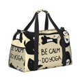 thumbnail image 2 of Balery Panda Doing Yoga Bolsa de Gimnasio para Mujeres, Bolsa de Viaje con Bolsillo Húmedo, Bolsa de Fin de Semana para Mujeres, Bolsa de Viaje Resistente al Agua, 2 of 7