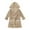 Beige, variant on Ruyang Toddler Baby Girls Velvet Robe Cute Trendy Ruffle Hooded Robes Pockets Long Sleeve Warm Soft Fall Winter Outfits