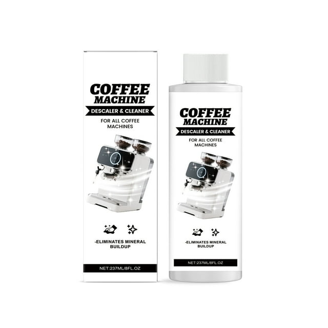 Coffee Machines Descaling Agent 237Ml Coffee Maker Descaler 0.66Lb Weight 1Pc Descaling Solution For Coffee Machines