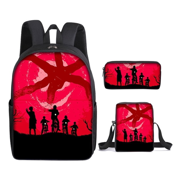 Mochila Escolar Con Estampado De Cosas Extrañas Para Estudiante