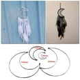 thumbnail image 3 of Metal Dream Catcher Dreamcatcher Ring Macrame Craft Hoop Diy Accessories, 3 of 9
