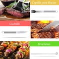 thumbnail image 4 of BBQ Tools Set Set de 18 Utensilios y Cubiertos Profesional para Asador Carne Asada en Acero Inoxidable para Fiestas, Barbacoa al Aire Libre, Picnic de Camping, 4 of 4