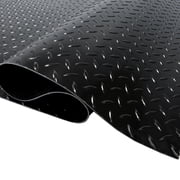 FlooringInc Standard Grade Nitro Garage Roll & Protective Parking Mats, Midnight Black, Diamond, 7.5'x20'