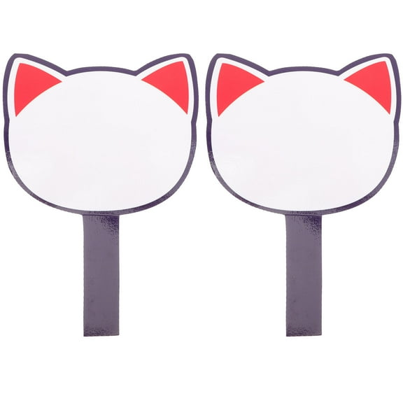 IDEANATEGRATE 2Pack Small Handheld Whiteboard Dry Erase for Teachers and Students