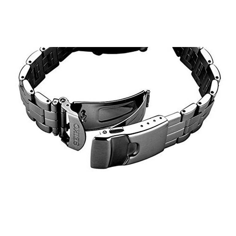 Men's SSG001 Prospex Radio Sync Solar Steel Bracelet Black Dial Chronograph World Time - Walmart.com