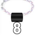 thumbnail image 3 of Colgante del Número 8 para Collar de Béisbol Colgante para Collares de Fanáticos del Deporte para Collar de Cuerda, 3 of 8