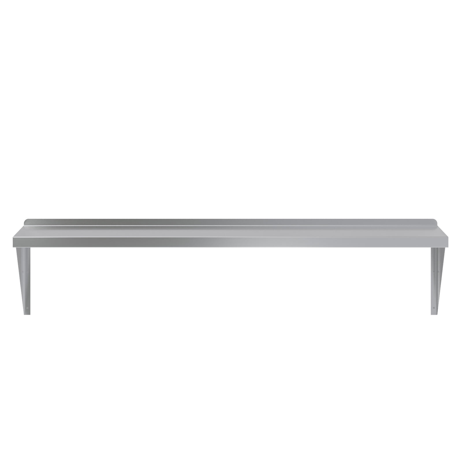 AmGood 18" Width x 60" Length | Stainless Steel Wall Shelf | Square Edge | Metal Shelving | Heavy Duty | Commercial Grade | Wall Mount | NSF Certified
