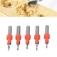 thumbnail image 5 of Countersink Drill Bit, Deep Chip Groove Professional 5 Set Easy To Carry Countersink Drill Bit Set  For Woodworking ANGGREK Taper Drill, 5 of 8