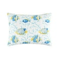 thumbnail image 4 of Levtex Home - Tropical Sea Quilt Set - Twin/Twin XL Quilt and One Standard Sham - Tropical Fish in Blue and Yellow - Quilt (68x86in.) and Sham (20x26in.) - Reversible - Cotton/Cotton, 4 of 4