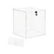 thumbnail image 2 of Caja de acrílico para tarjetas de boda, caja de recuerdo con cerradura para tarjetas de bendición de deseos de boda. Blanco, 2 of 7