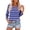 Navy, variant on Qulqfy 3/4 Length Sleeve Womens Graphic T Shirts V-Neck Causal Slim Fit Tunic Basics Button Vacation Raglan Tops for Women Trendy L