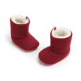 thumbnail image 6 of Baby Girls Winter Warm Snow Boots,Premium Knitted Thick Fleece Soft Sole Non-slip Booties Toddlers Shoes,for 0-18M Infant Boys Girls, 6 of 7