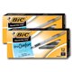 thumbnail image 1 of Bolígrafos BIC Ultra Round Stic Grip, color negro medio (24), 1 of 4