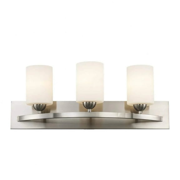 Trans Globe Lighting 22283 BN Moonlight 3 Light 24" Wide Bathroom Vanity Light - Nickel