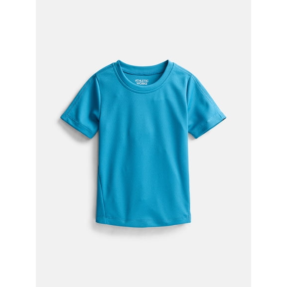 Athletic Works Boys Active Mesh Tee, Sizes 4-18 & Husky
