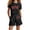 Black, variant on WOYY Girls Casual Summer Outfits Boston Print Short Sleeve T Shirt Shorts Set, Sizes 2-3T