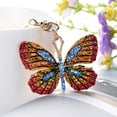 thumbnail image 4 of Bangcool Keychain Pendant Creative Rhinestone Butterfly Fashion Key Ring Charm Bag Charm, 4 of 9