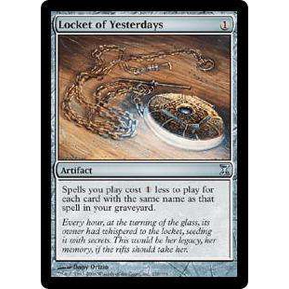 MtG Time Spiral Uncommon Locket of Yesterdays #258