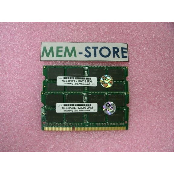 32GB SODIMM (2x16GB) 1.35V DDR3L 1600MHz Memory for Intel NUC Kit NUC6CAYH (3rd Party)