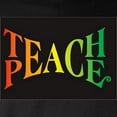 thumbnail image 3 of CafePress - Teach Peace Long Sleeve T Shirt - Long Sleeve Dark T-Shirt, 3 of 4