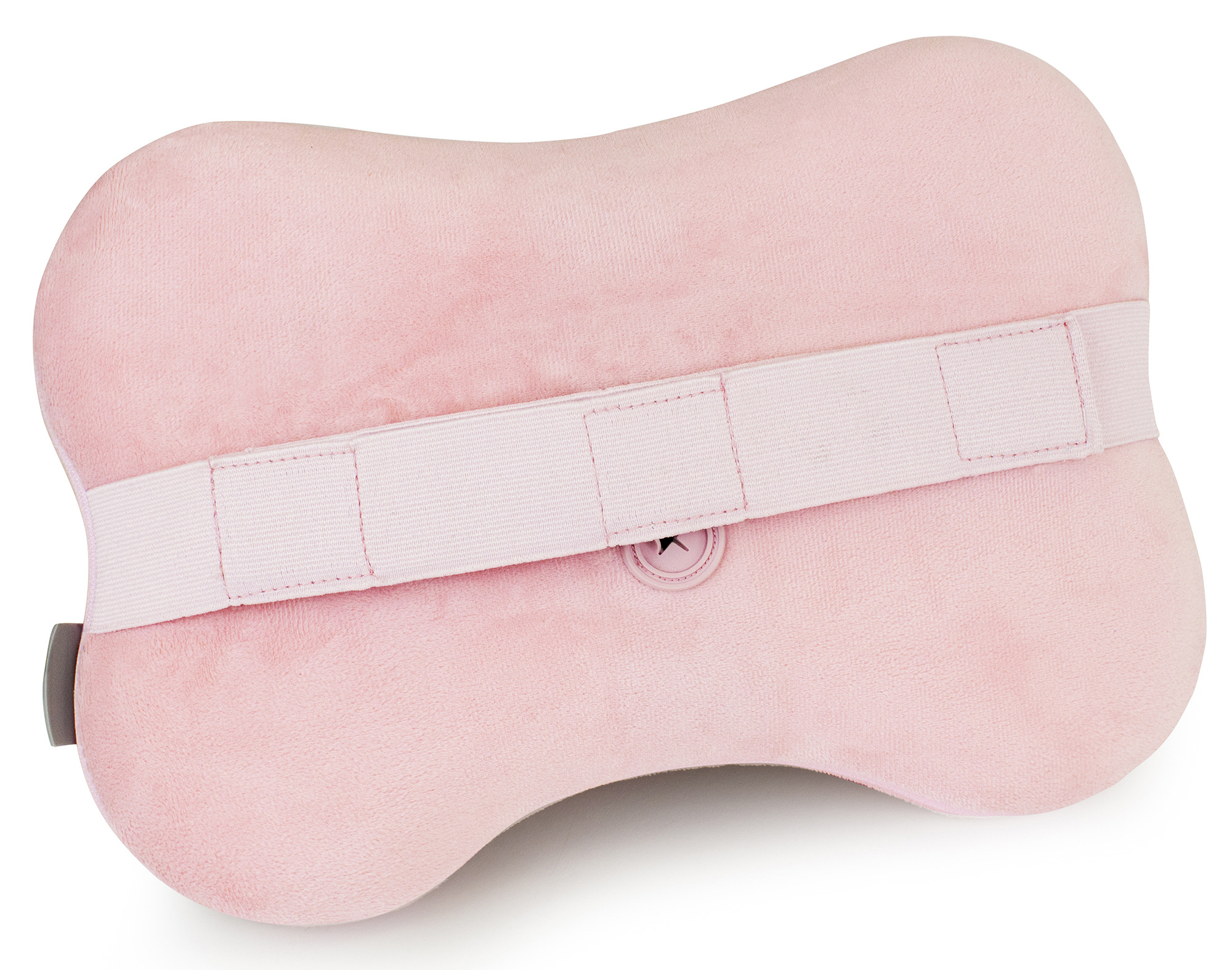 Zyllion Shiatsu Back & Neck Massager 3D Kneading Massage Pillow with Heat for Muscle Pain, Pink