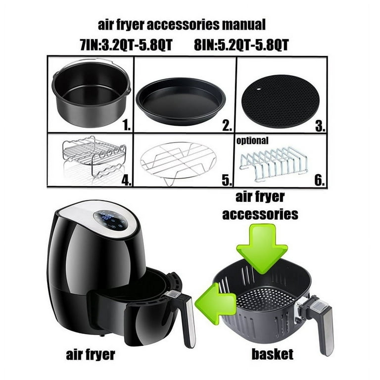 Air Fryer Accessories Fit Best Hot Fryer Accessories Set