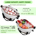 thumbnail image 5 of Tirrinia Camping Cooler Bag Insulated w/ Shoulder Strap and Bottle Opener 20 Cans Portable Ice Chest, 5 of 7