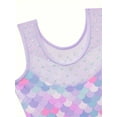 thumbnail image 3 of WIBACKER Leotards for Girls Gymnastics Toddler Dance Biketards Mermaid Athletic Dance Wear Shiny Outfits Kids, 3 of 11