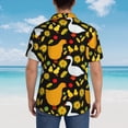 thumbnail image 6 of Goofa Farm Goose Hawaiian Shirt for Men, Unisex Summer Beach Casual Short Sleeve Button Down Shirts,Aloha Tropical Floral print shirt-XX-Large, 6 of 9
