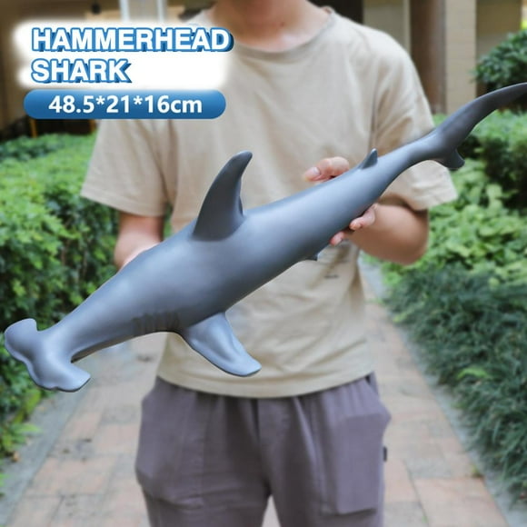 SharkTRUE Rubber Shark Dolphin Whale Toys Large Handheld Simulated 40cm-50cm Toy Shark