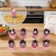 thumbnail image 4 of Prensa De Acero Inoxidable Juego de 8 herramientas para prensar frutas y verduras de color rosa, molinillo de comida para bebé y cortador de galletas con molde de mariposa JASKFLY, 4 of 8