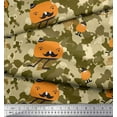 thumbnail image 2 of Soimoi Cotton Jersey Fabric Cartoon & Camouflage Print Fabric by the Yard 58 Inch Wide, 2 of 3