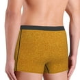 thumbnail image 4 of Rateoe Gold Glitter Mens Boxer Briefs Poly Spandex Performance Boxer Briefs Underwear Hem Boxer Briefs - Medium, 4 of 8