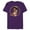 Purple, variant on Disney The Princess and The Frog Tiana Naveen Frame T-Shirt- Short Sleeve Blended T-Shirt for Adults - Customized-Dark Heather