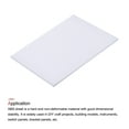 thumbnail image 3 of Uxcell White ABS Plastic Sheet 7x4x0.2inch for Building Model, DIY Crafts, Panel, 3 of 6