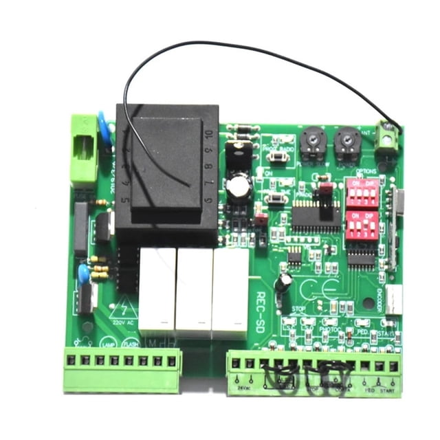 Contrôleur de Porte Coulissante Professionnel 110v Ou 220V AC Récepteur de Code Roulant Ouvre-Porte de Télécommande Carte, Facile à Installer