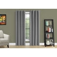 thumbnail image 2 of CURTAIN PANEL - 2PCS / 52"W X 84"H GREY SOLID BLACKOUT, 2 of 2