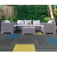 thumbnail image 2 of Accent Sangria Carpet Tiles - 24" x 24" Indoor/Outdoor, Peel and Stick Carpet Tiles - 32 sq. ft. per box – Pack of 8 Tiles, 2 of 4