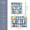thumbnail image 2 of Yayeee Toggle Light Switch Wall Plate 2-Gang 4.56"x4.48" Decorative Outlet Cover, Light Lemon, 2 of 7
