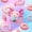 Fuchsia, variant on Manfei Axolotl Pattern Fitted Sheet Full,Kawaii Amphibian Bed Set,3pcs,1 Fitted Sheet and 2 Pillowcases
