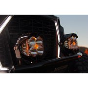 Baja Designs 297813 LP4 Pro Amber LED Lights Auxiliary Driving Lens, 2 Piece